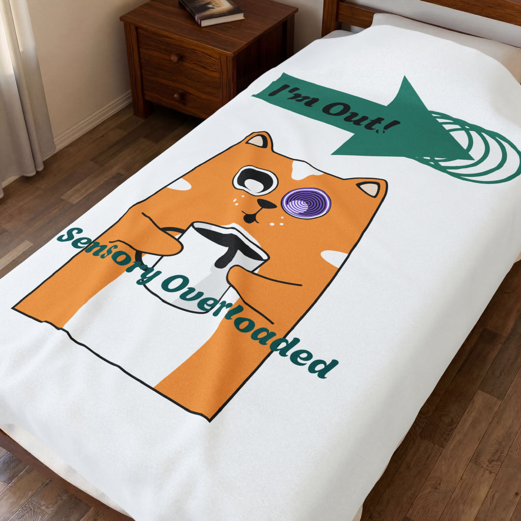 Need A Moment™ Sensori Overload Velveteen Plush Blanket