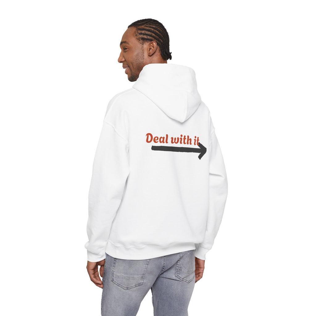 Need a Moment" Emotional Wear  — Minimalist Clock Graphic Sweatshirt with 'I Need Time' Sleeve Text