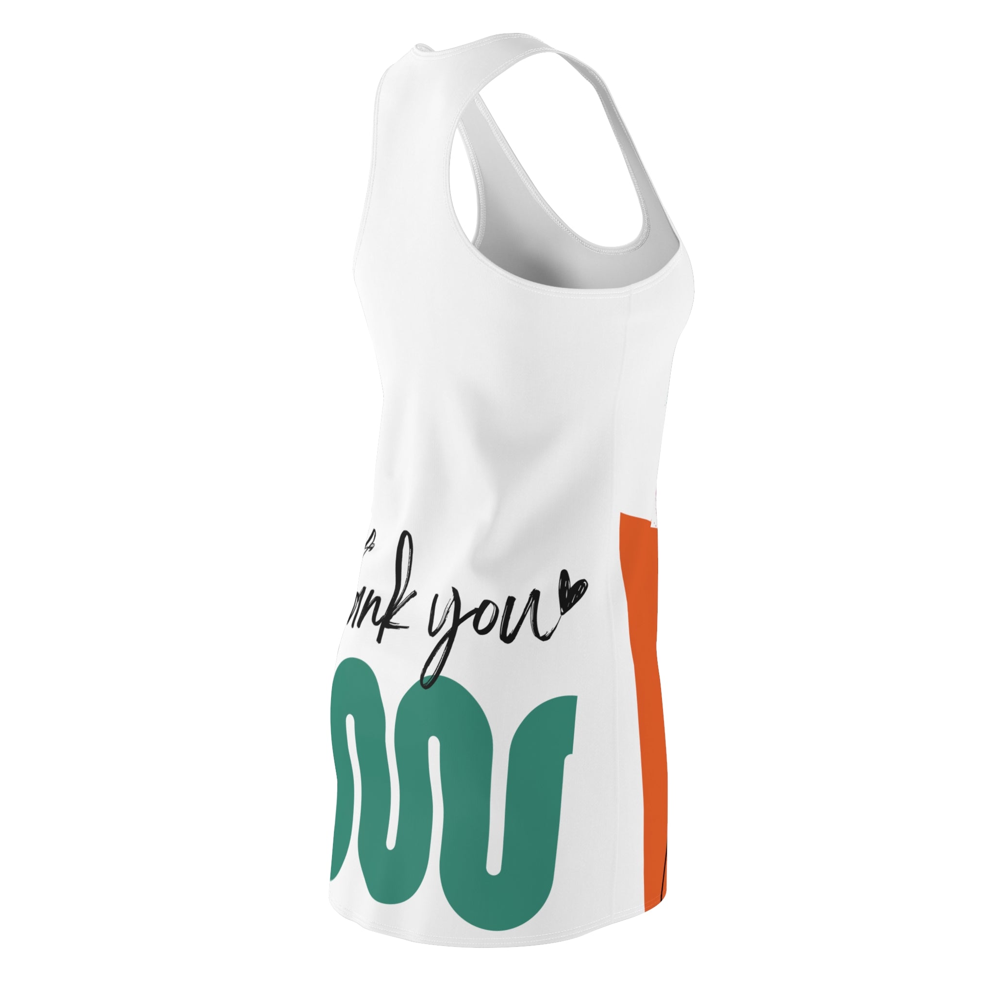 Need A Moment™ -Moment Needed Racerback Dress — Bold Afrocentric Graphic AOP