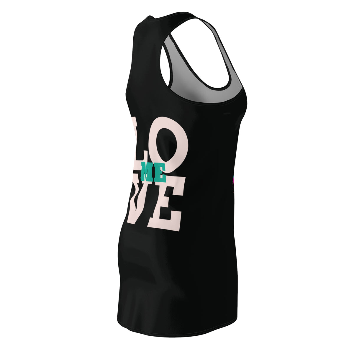 Need A Moment™ -Moment Needed Racerback Dress — Bold Afrocentric Graphic AOP