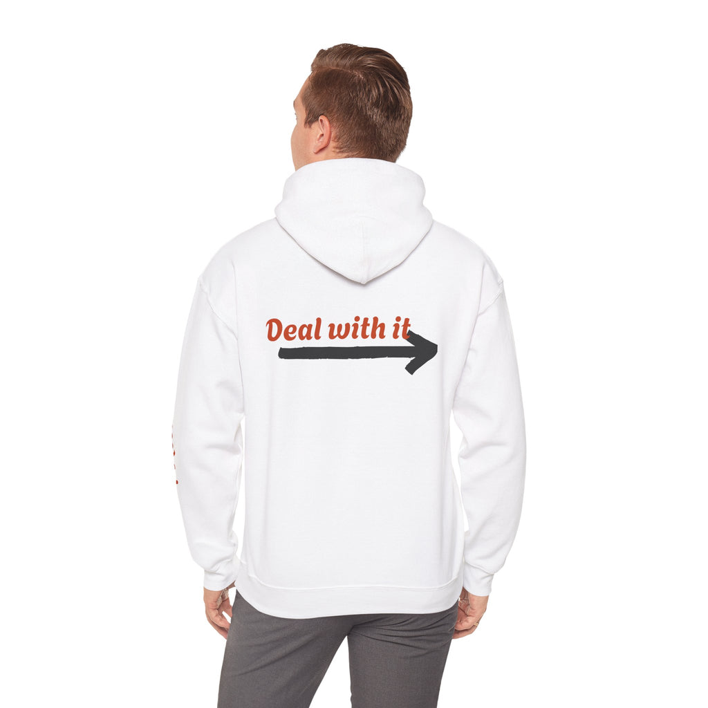 Need a Moment" Emotional Wear  — Minimalist Clock Graphic Sweatshirt with 'I Need Time' Sleeve Text