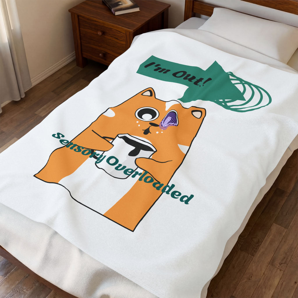 Need A Moment™ Sensori Overload Velveteen Plush Blanket
