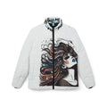 Need A Moment™ White Puffer Jacket - Multi