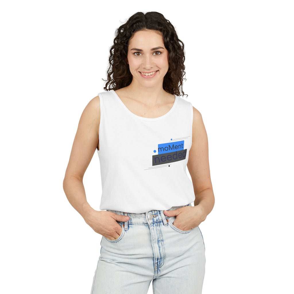 Moment Needed Tank Top — Minimal Motivational Graphic Tank