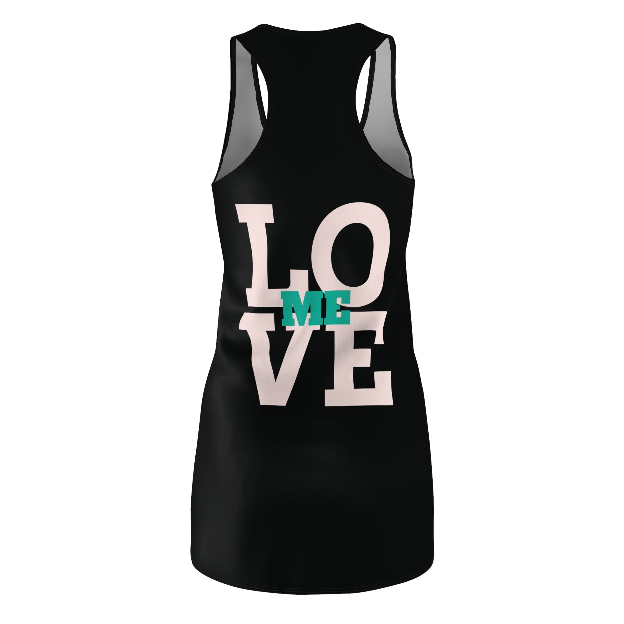 Need A Moment™ -Moment Needed Racerback Dress — Bold Afrocentric Graphic AOP